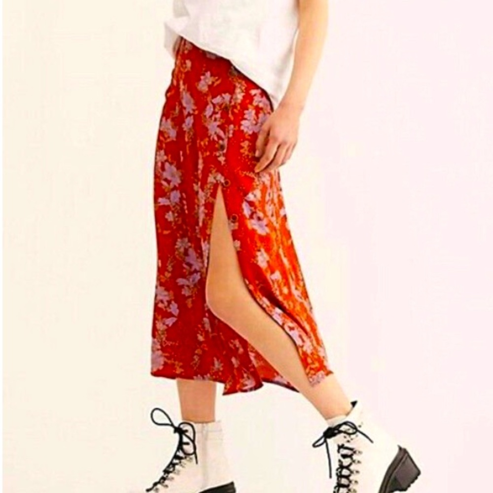 Free People Midi Skirt